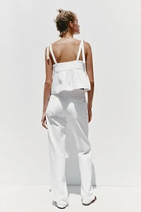 Z1975 DENIM STRAPPY TOP
