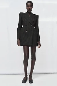 ZW COLLECTION PINSTRIPE BLAZER DRESS