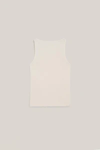 Semi-sheer strappy silk blend top - LIMITED EDITION