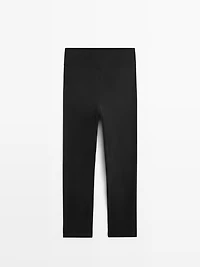 Silk blend leggings