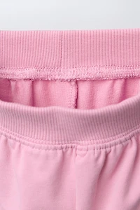 EMBROIDERED TERRY SWEATSHIRT AND JOGGER PANTS SET