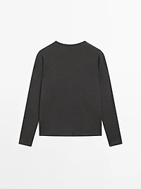 100% cotton long sleeve T-shirt