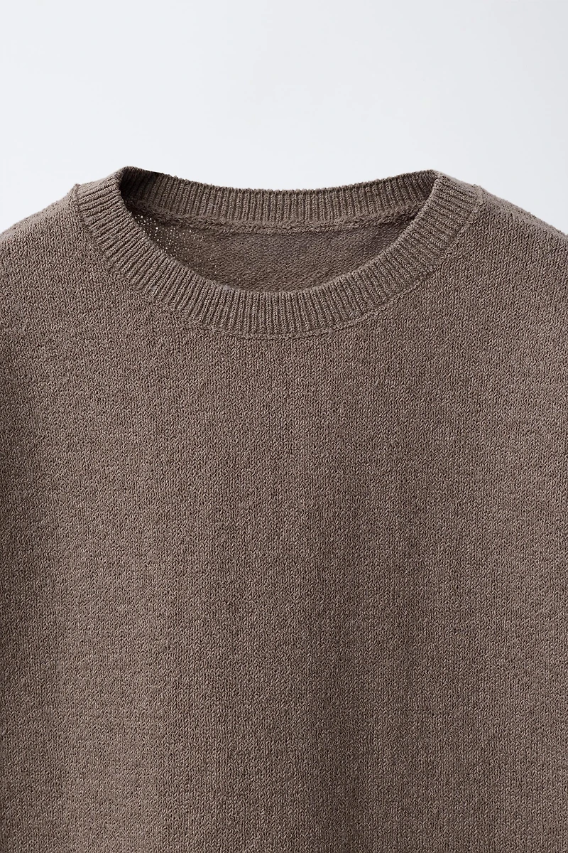 RUSTIC KNIT T-SHIRT