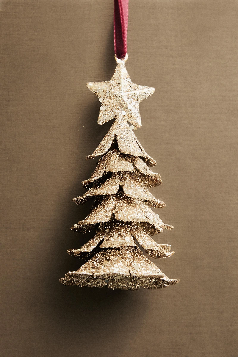 GOLDEN IRON TREE ORNAMENT