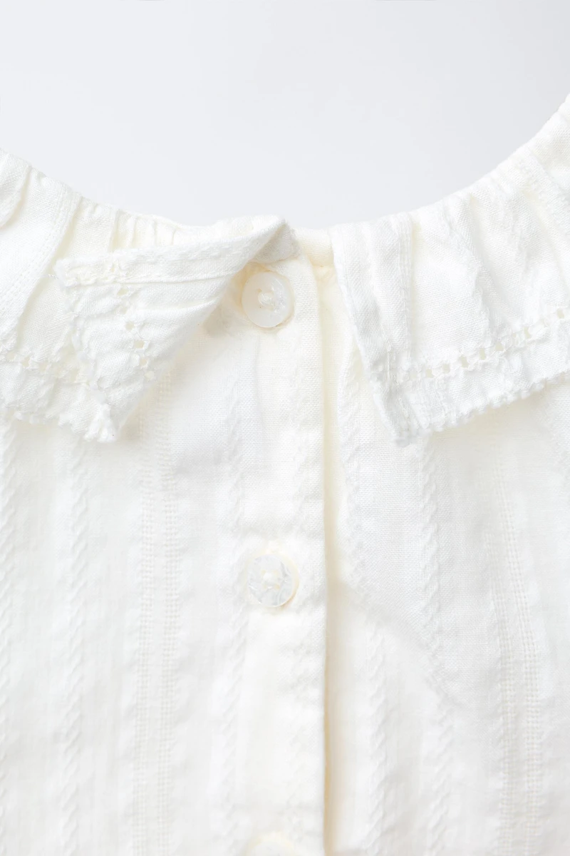 WAFFLE TEXTURED BODYSUIT