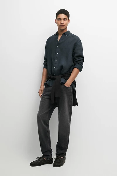 Faded 100% linen shirt