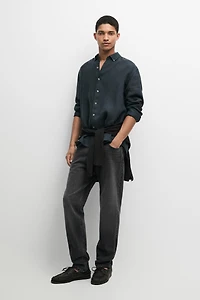 Faded 100% linen shirt