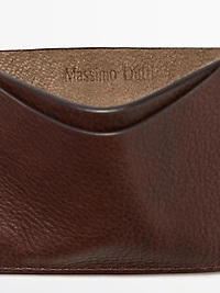 Porte-cartes en cuir nappa