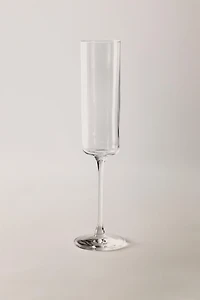 STRAIGHT CRYSTALLINE FLUTE GLASS