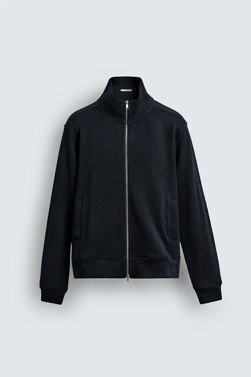INTERLOCK RIBBED JACKET