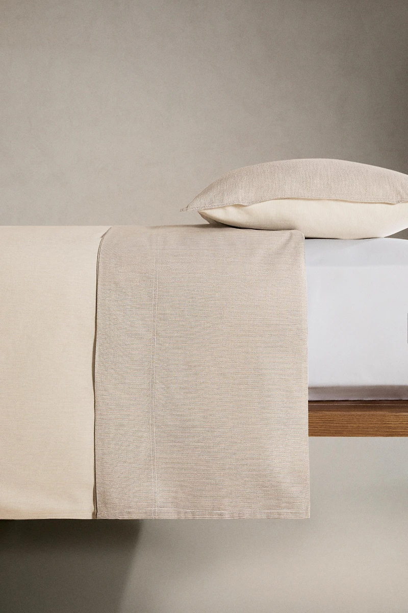 HOUSSE DE COUETTE RAYURES RÉVERSIBLE