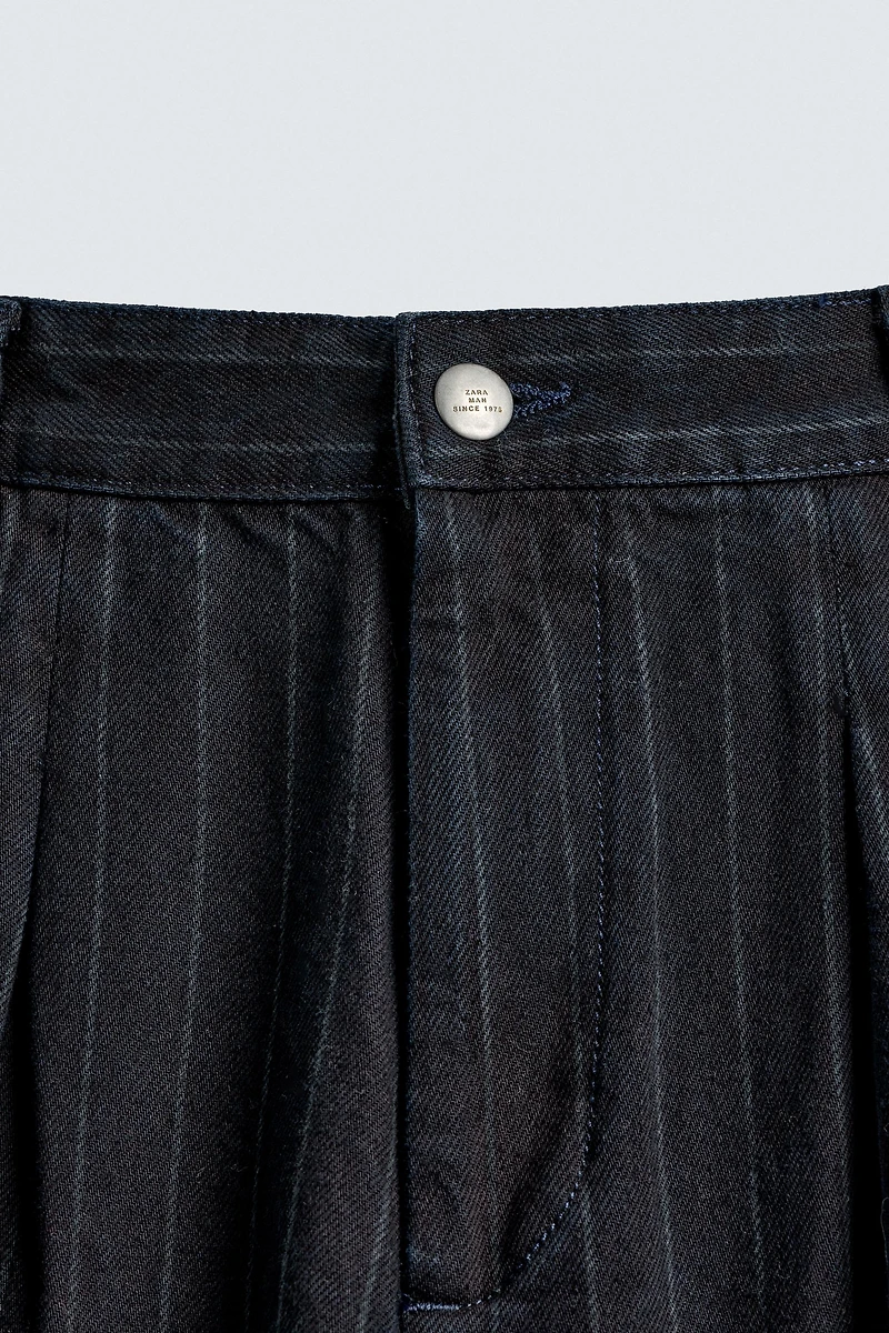 STRIPED BALLOON PANTS