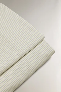 STRIPED SATEEN FLAT SHEET (300 THREAD COUNT)