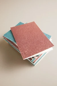 GLITTER NOTEBOOKS SET (SET OF 3)