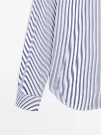 Chemise rayures 100 % coton
