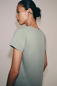 COTTON SHORT SLEEVE T-SHIRT