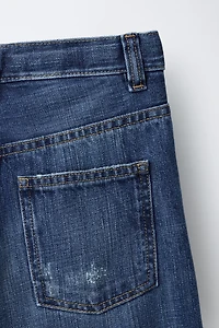LOOSE FIT SELVEDGE CUFFED JEANS