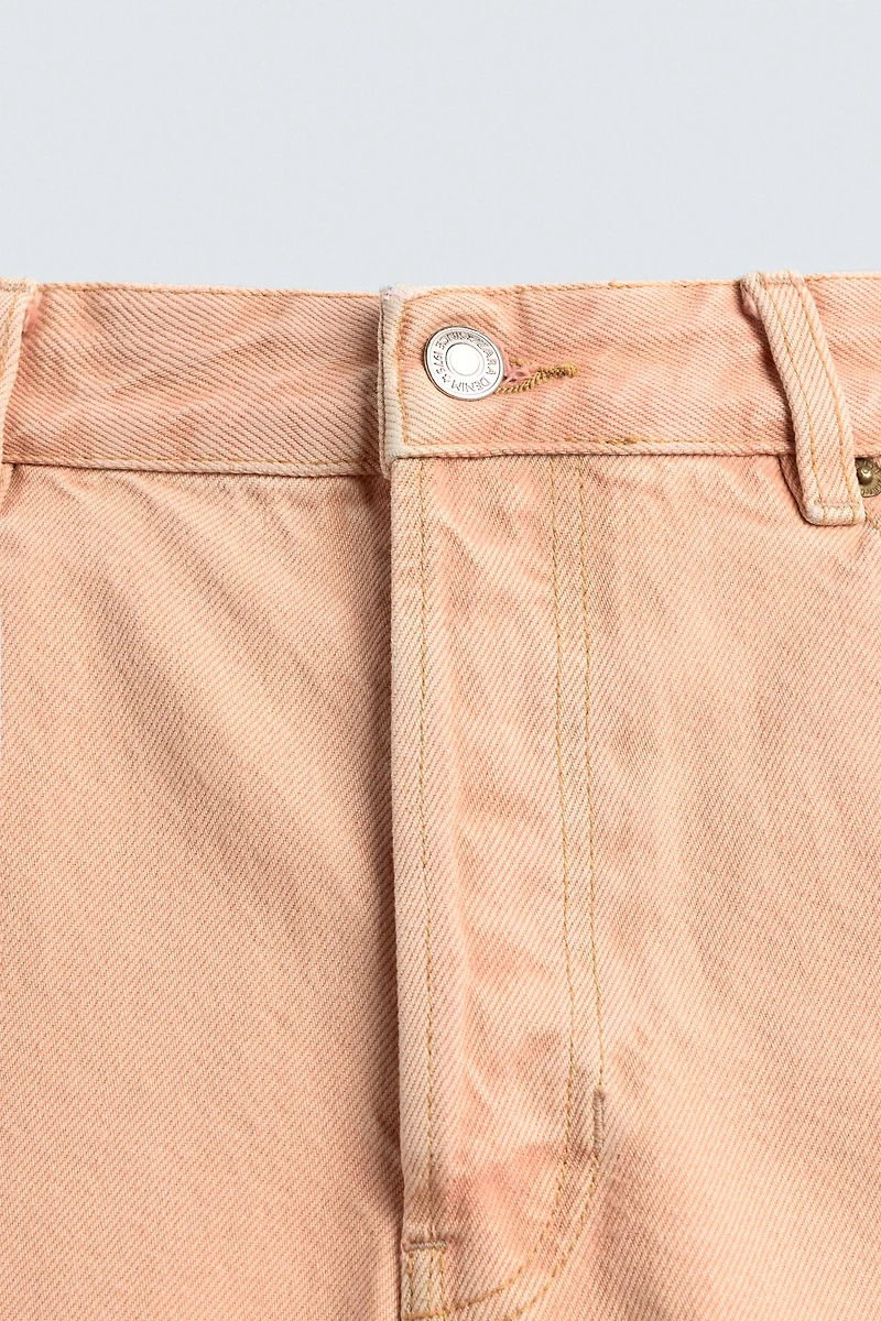 JEAN STRAIGHT FIT COULEUR DÉLAVÉE
