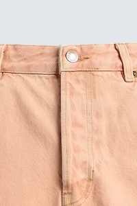 JEAN STRAIGHT FIT COULEUR DÉLAVÉE