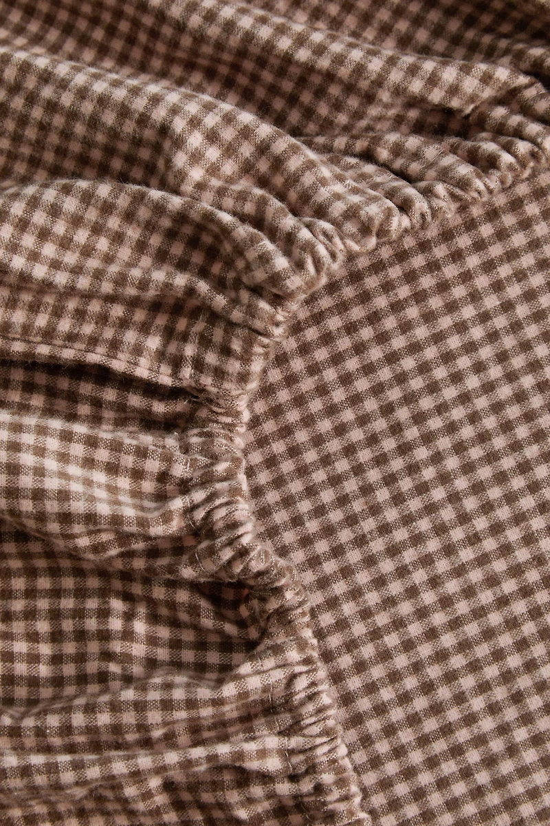DRAP-HOUSSE ENFANT FLANELLE VICHY