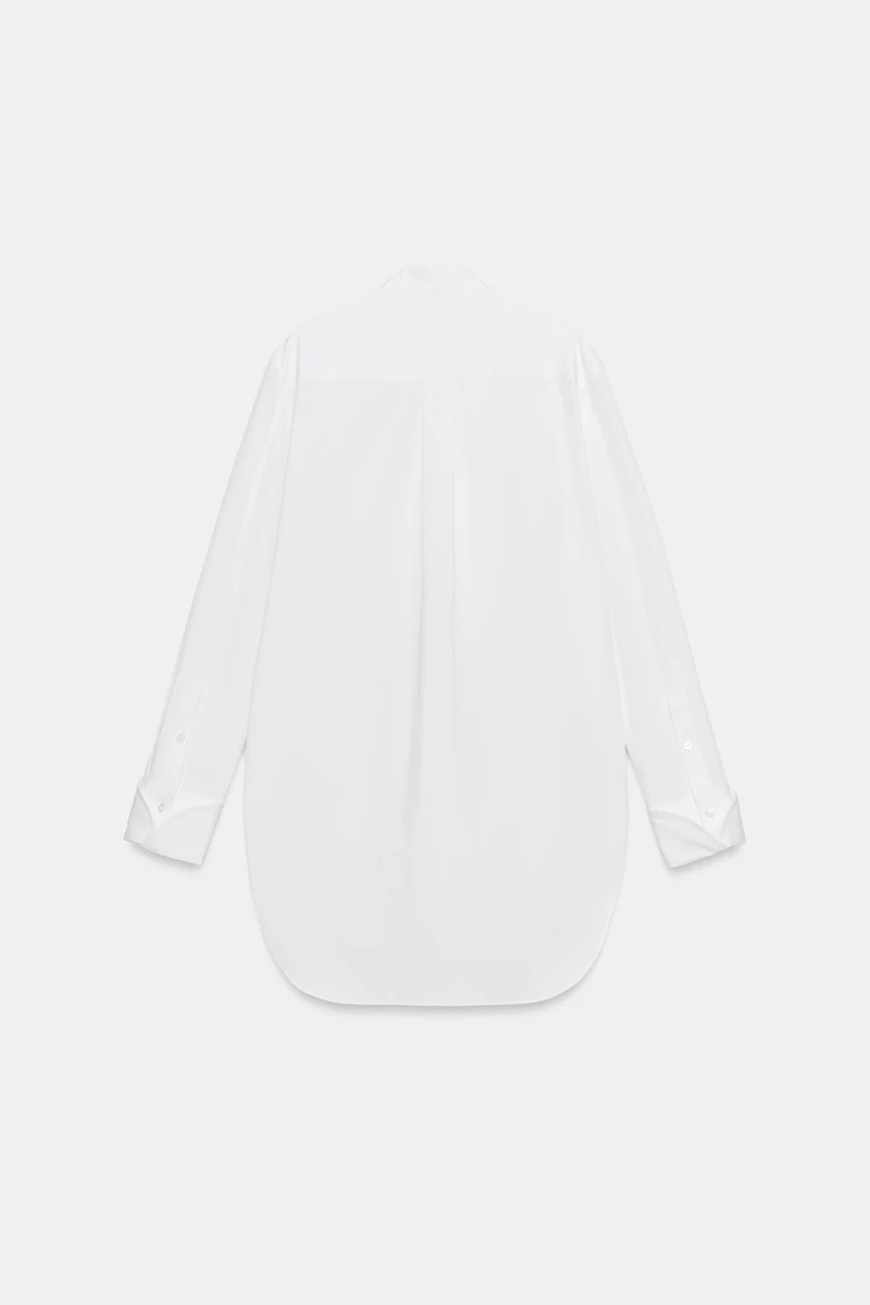 ZW COLLECTION POPLIN BIB SHIRT
