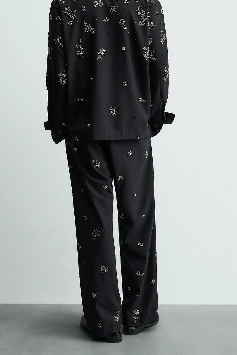 PANTALON COUPE DÉCONTRACTÉE PAILLETTES ÉDITION LIMITÉE