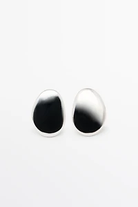 Irregular flat earrings