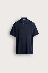 STRIPED JACQUARD REGULAR FIT POLO