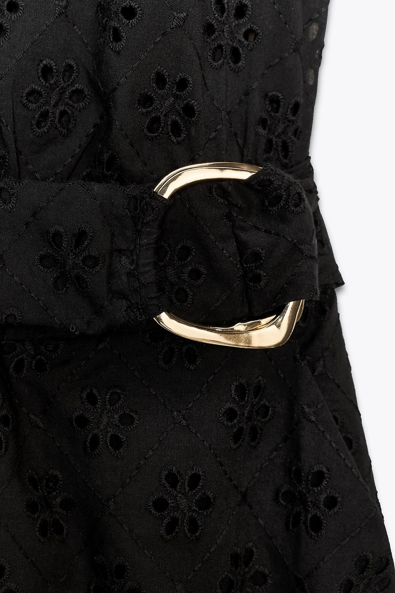 COMBINAISON BOUCLE BRODERIES AJOURÉES