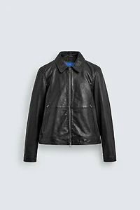 BLOUSON EN CUIR AARON LEVINE X ZARA