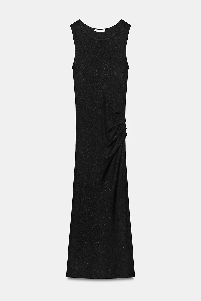 embroidery dress black Abundance Cotton Floral Embroidered Bodice Cami Midaxi Dress main image 1
