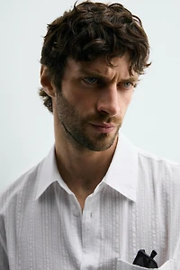 STRIPED JACQUARD SHIRT