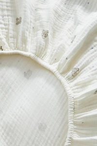 DRAP-HOUSSE ENFANT GAZE ÉLÉPHANT