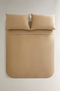 HOUSSE DE COUETTE SATIN DOUBLE FESTON