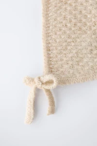 KNIT BONNET WITH WOOL