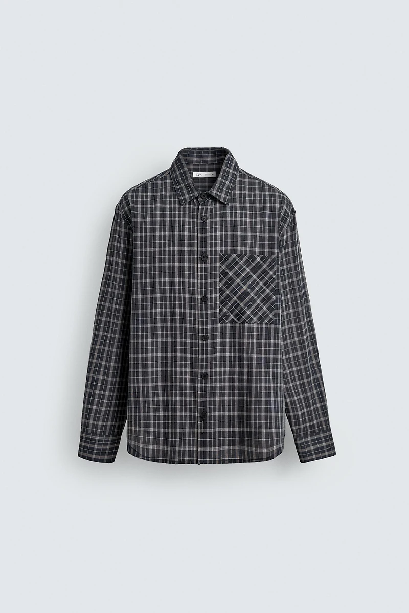 PLAID VOILE SHIRT