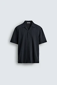 REGULAR FIT TEXTURED SHIRT