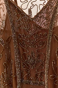 LIMITED EDITION BEADED GEORGETTE DRESS