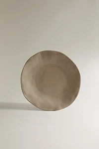 IRREGULAR STONEWARE DESSERT PLATE