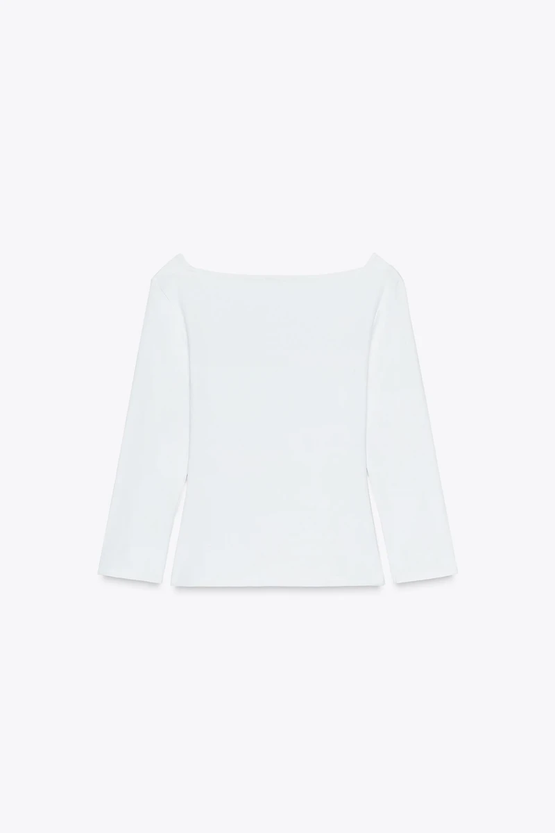 T-SHIRT COL BATEAU