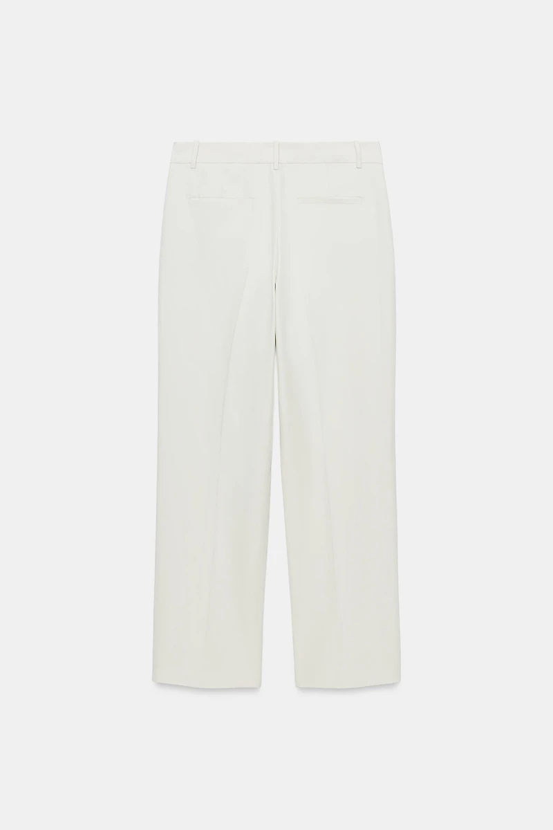 ZW COLLECTION LINEN BLEND PANTS