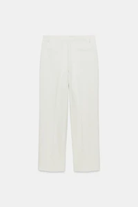 ZW COLLECTION LINEN BLEND PANTS