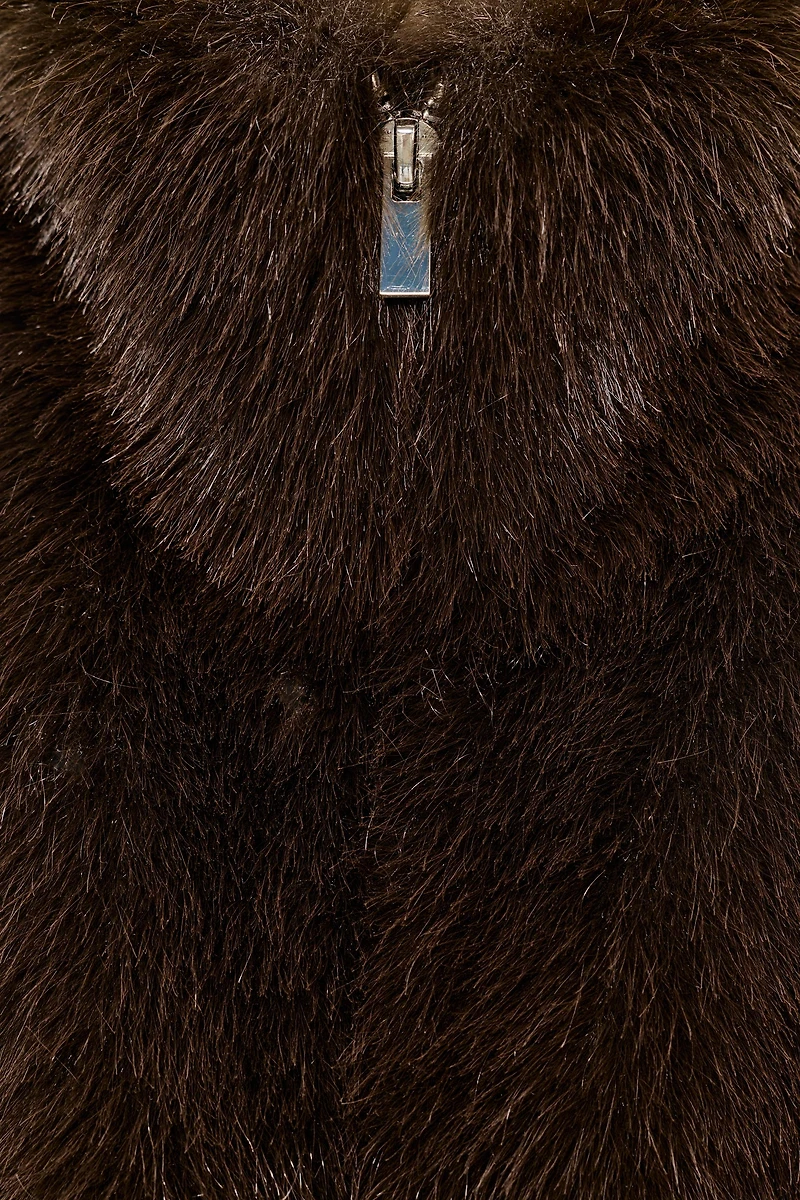 ZW COLLECTION FAUX FUR VEST