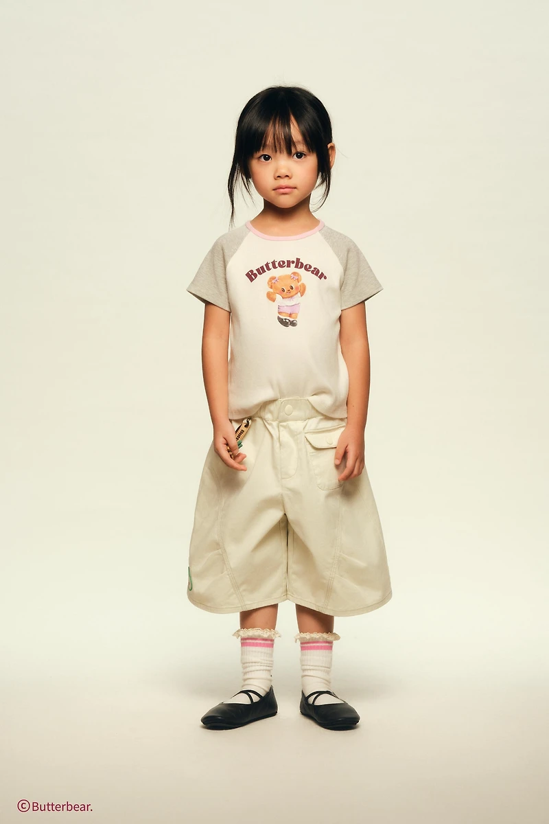 BUTTERBEAR © RAGLAN SLEEVE T-SHIRT