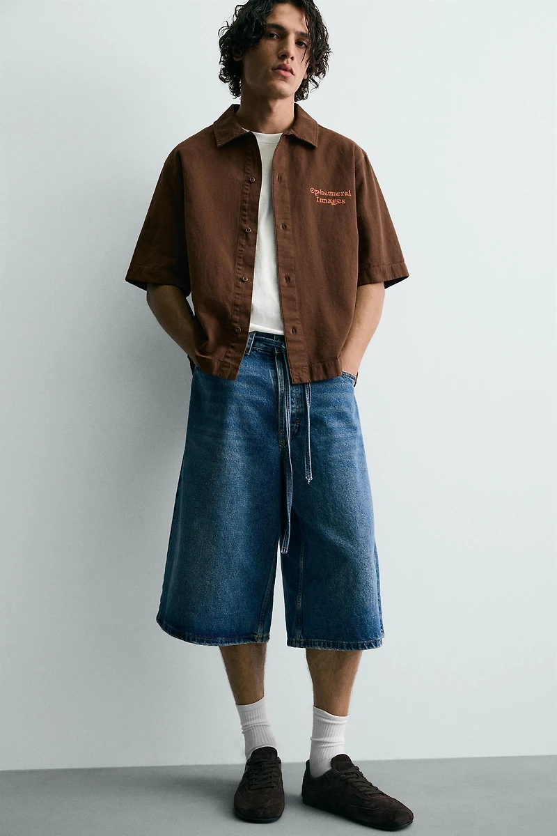 WASHED PRINTED SHIRT