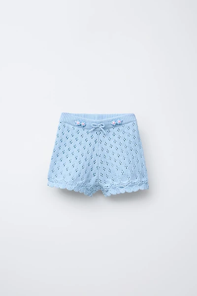 BERMUDA EN MAILLE FANTAISIE