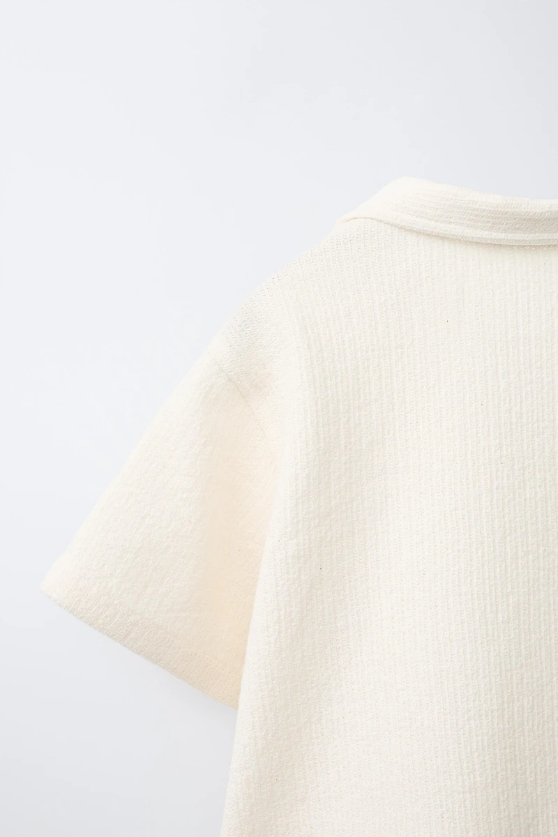 PLAIN KNIT POLO SHIRT