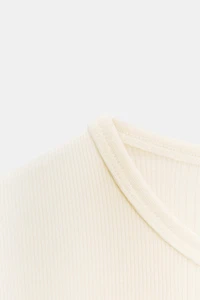 RIBBED SHORT SLEEVE T-SHIRT