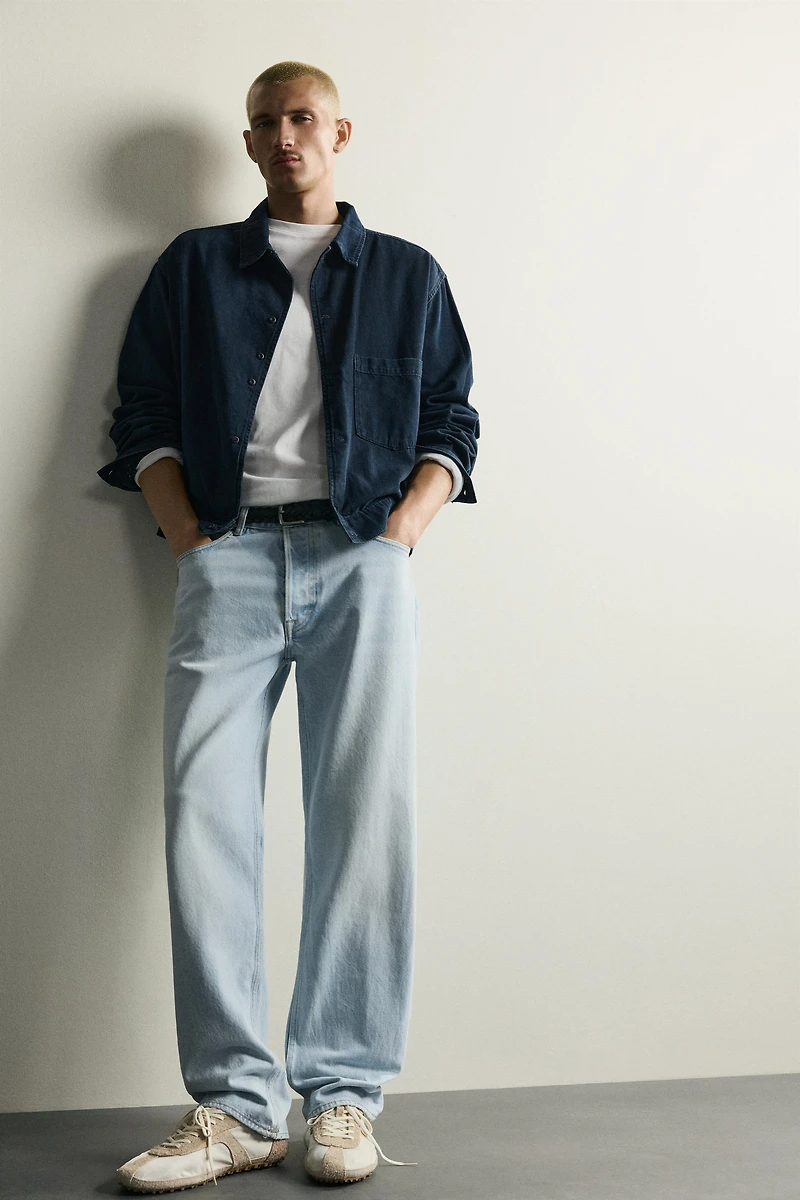 STRAIGHT ANKLE FIT JEANS