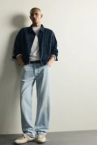 STRAIGHT ANKLE FIT JEANS